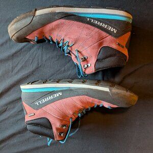 Merrell Men's Catalyst Mid Suede Waterproof Boots - Sable - 11 - Good Condition